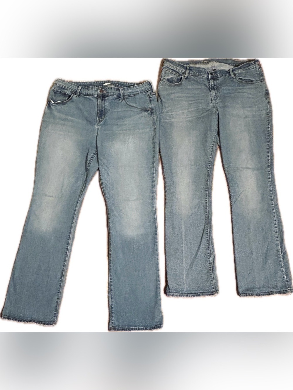 2 Pair Old Navy Women's Boot Cut Jeans Size 16